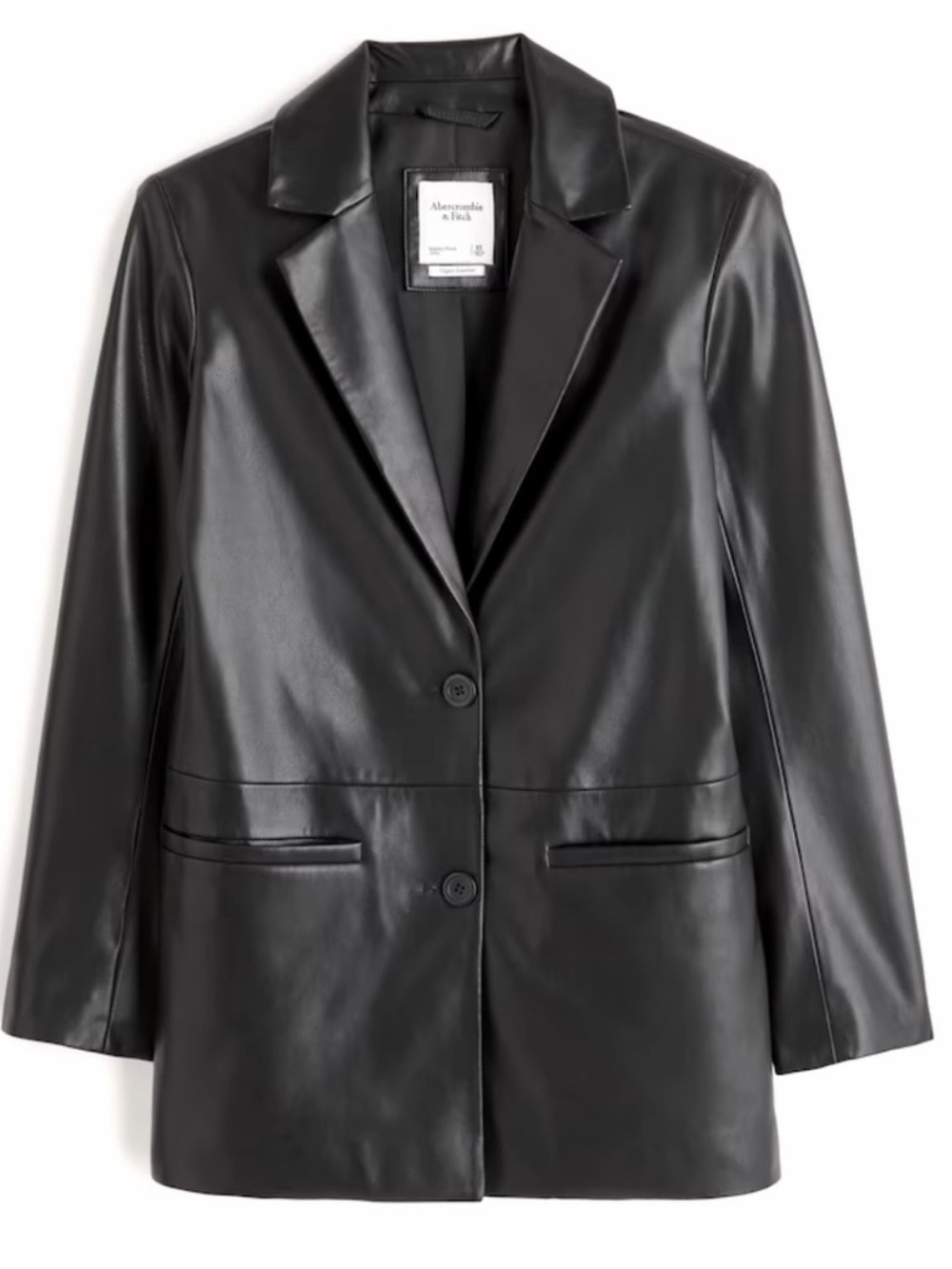 Abercrombie & Fitch Women’s Vegan Leather Blazer, Medium, NWOT